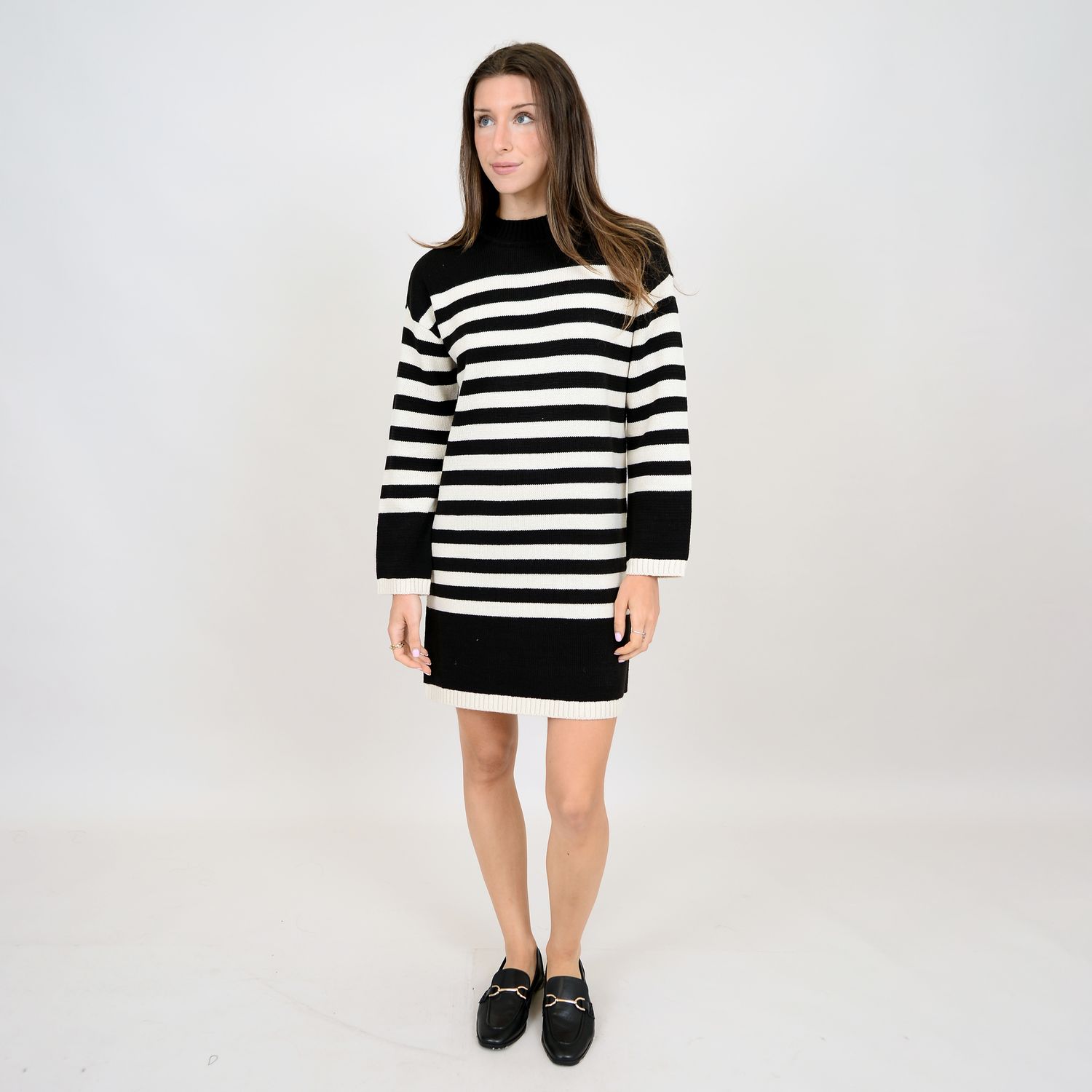 Silea Striped Sweater Dress