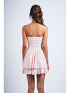 Clip Dot Soft Colour Lace Down Fit and Flare Mini