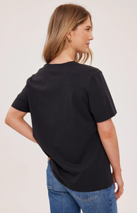 Victoria Cotton T-Shirt | Black