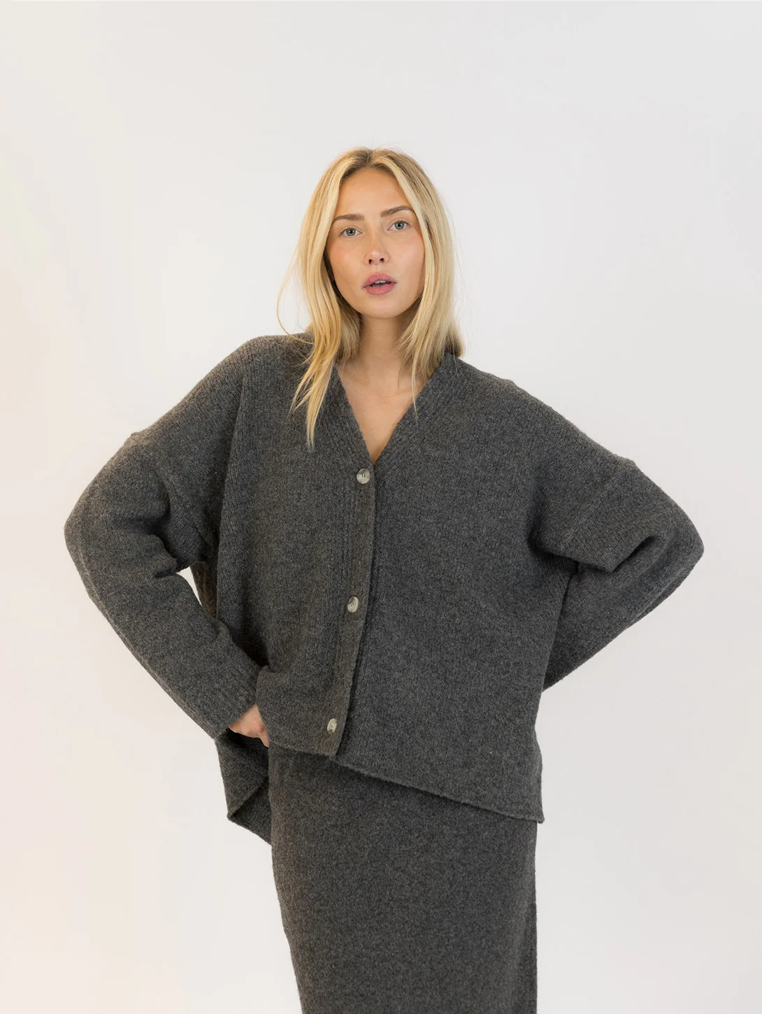 Asher Luxe Eco Oversized Cardigan