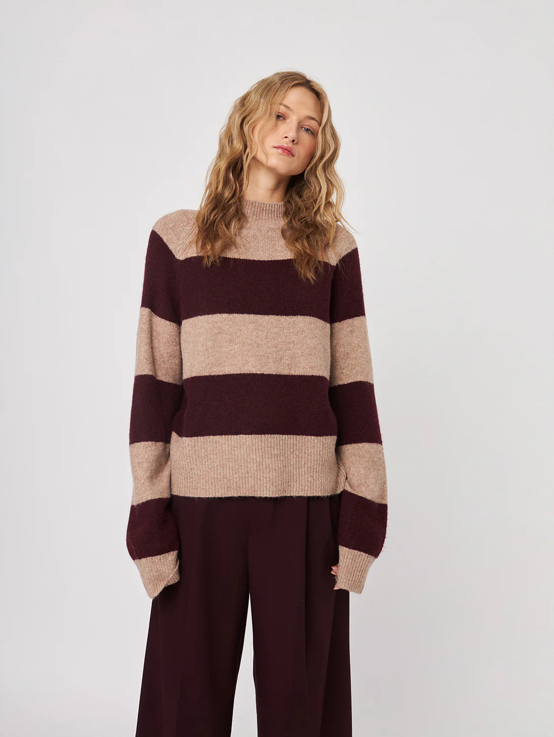 Edison Sweater in Pinot