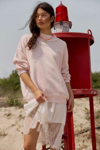 Palm Springs Pullover in Mauve Chalk