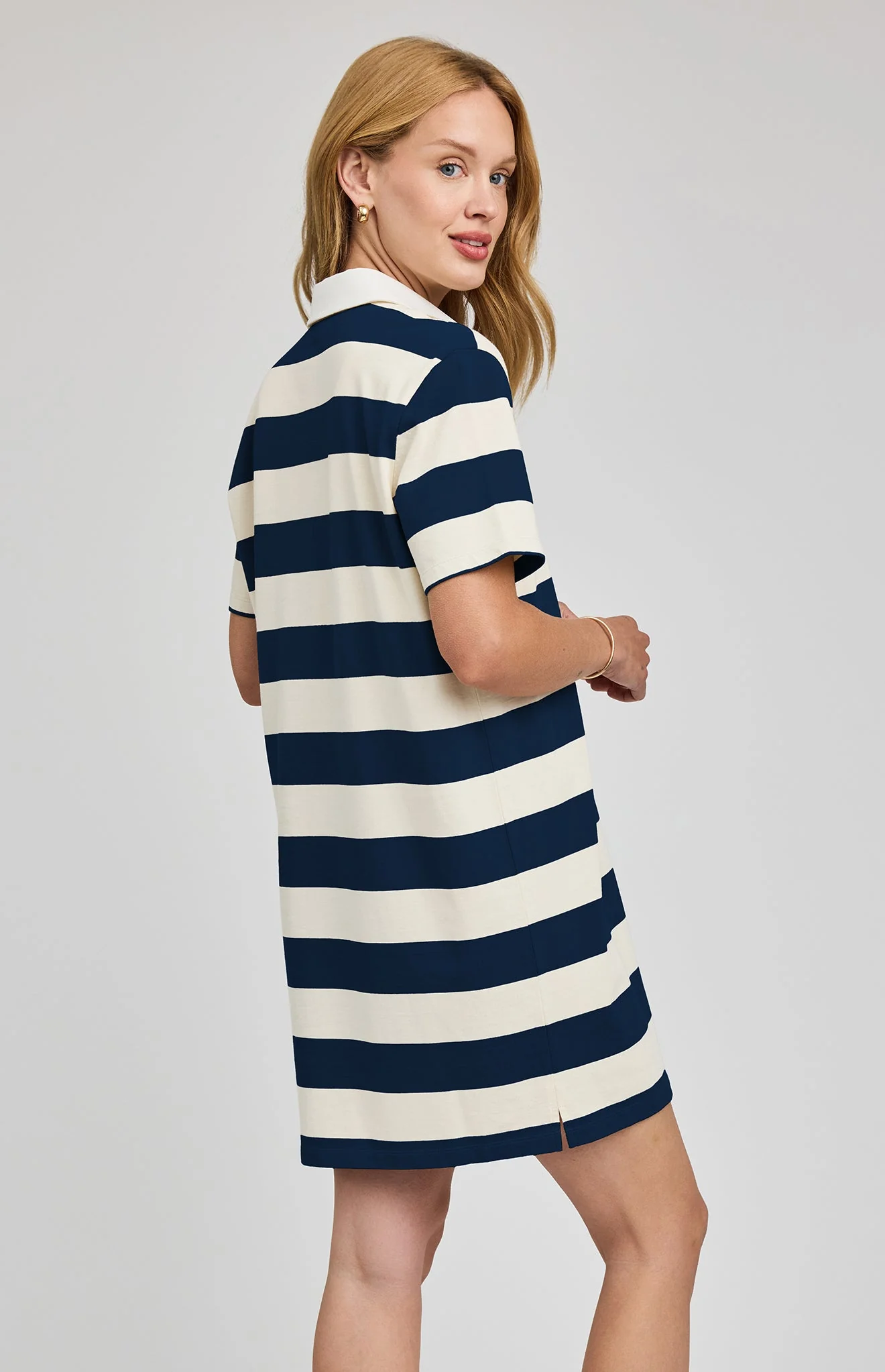 Colbie Dress | Navy Stripe