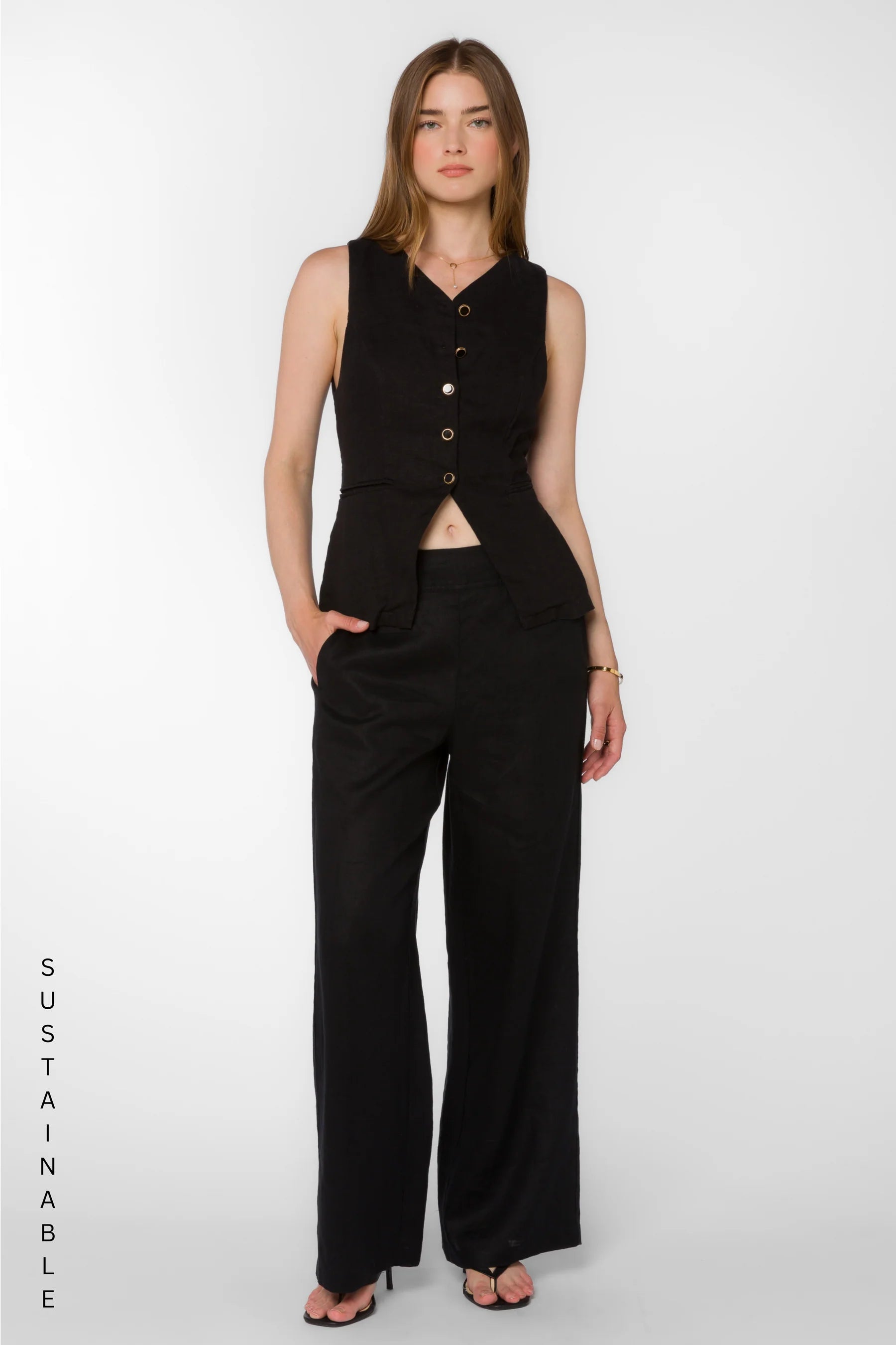 Kaelin Black Pants