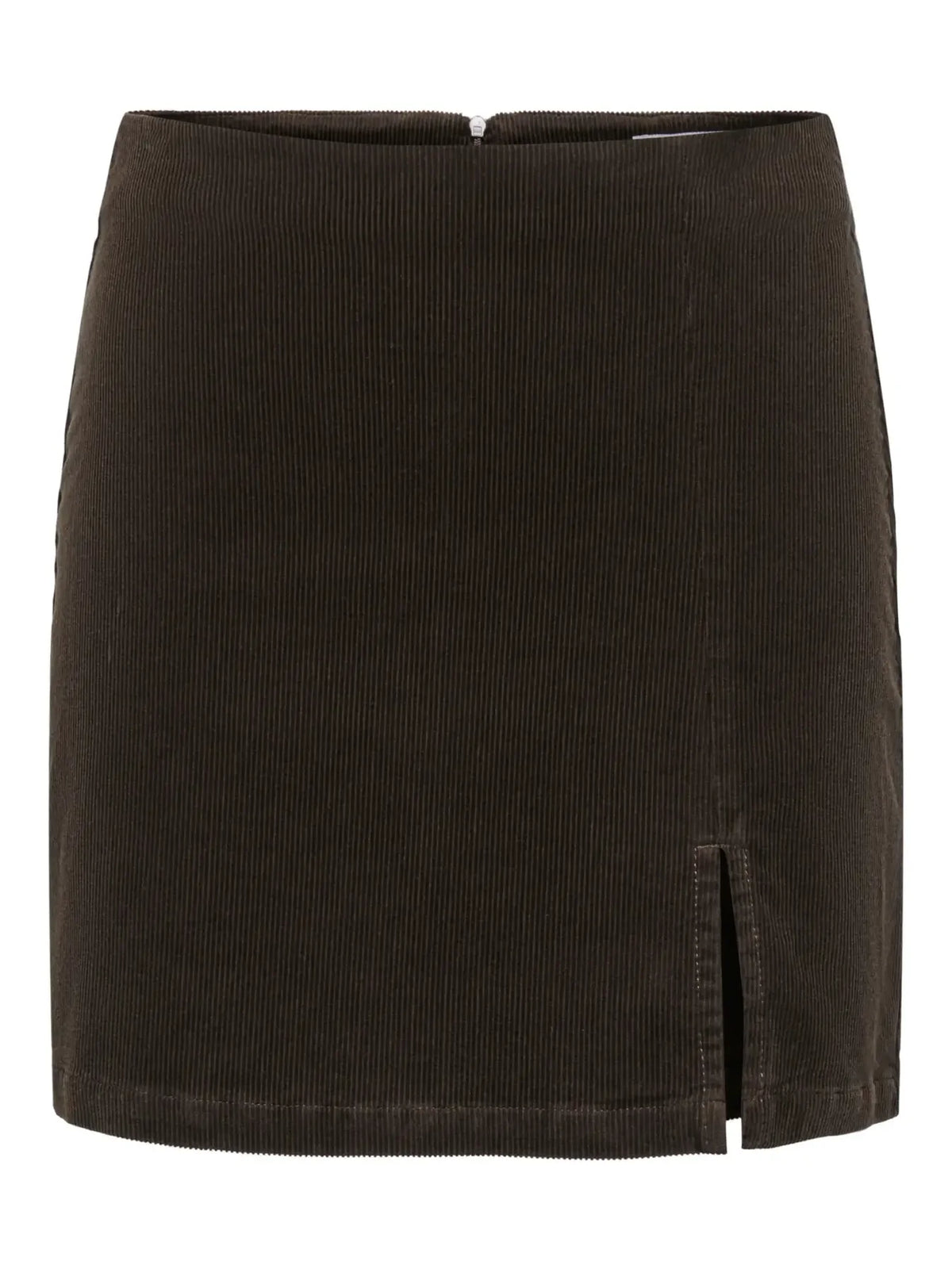 Flora Cord Skirt in Chocolate