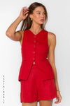 Pisces Vest in Salsa