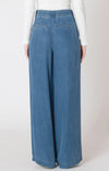 Daisy Drape Trouser in Chambray