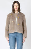 Faux Fur Embellished Jacket