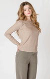 Thermal Knit Shirt in Heather Taupe