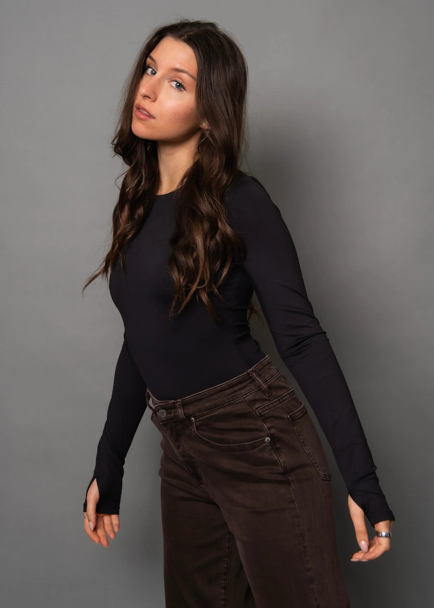 Hira Long Sleeve in Black