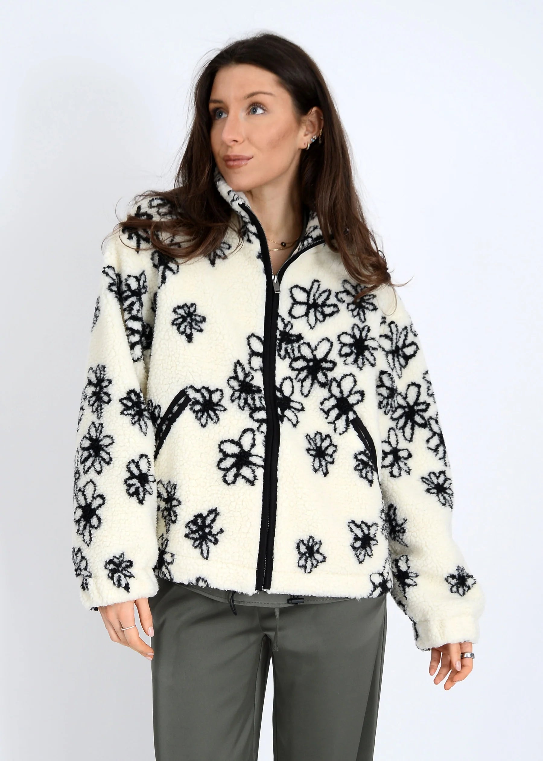 Whistler Sherpa Jacket in Black
