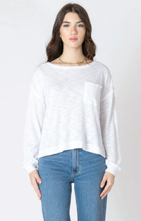 Carrie Long Sleeve in Ivory