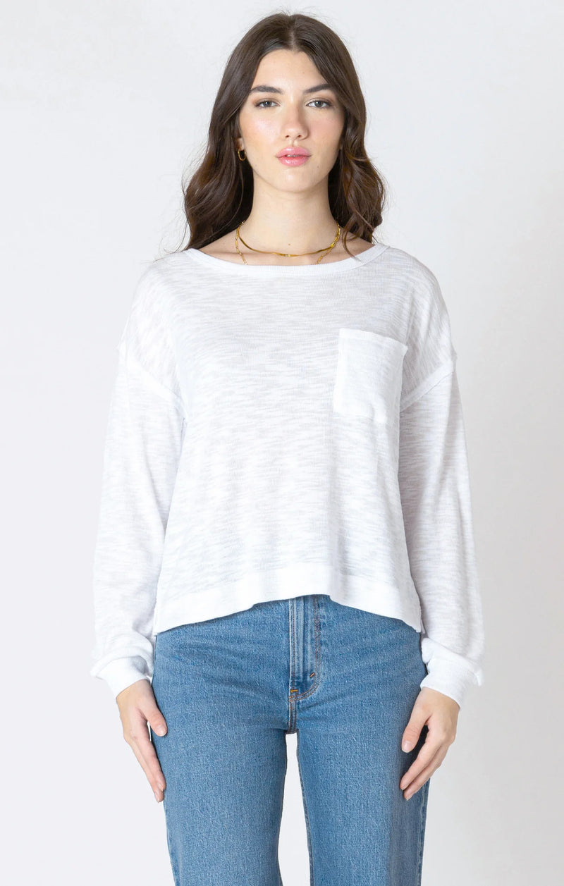 Carrie Long Sleeve in Ivory