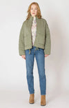 Drawstring Quilted Jacket