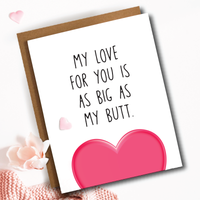 My Love For You Card