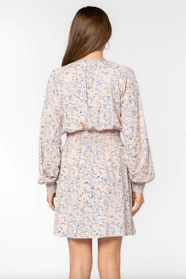The Remmy Pink Floral Dress