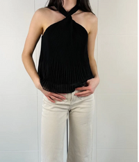 The Hannie Release Pleated Halter Top