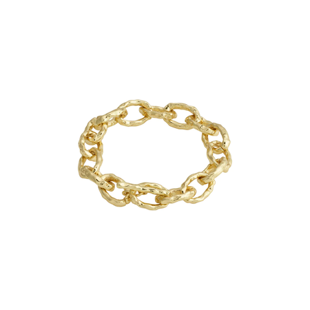 LEARN recycled braided-chain necklace gold-plated