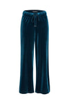 Pull-On Wide Leg With Drawstring In Dark Teal