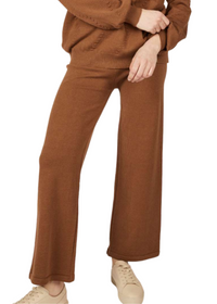 Fine Knit Lounge Pant in Maple