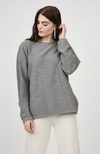 Honey Comb Knit Sweater in Grey
