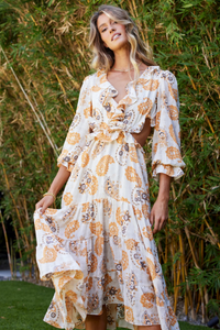 Paloma Cut-Out Dress In Montecito