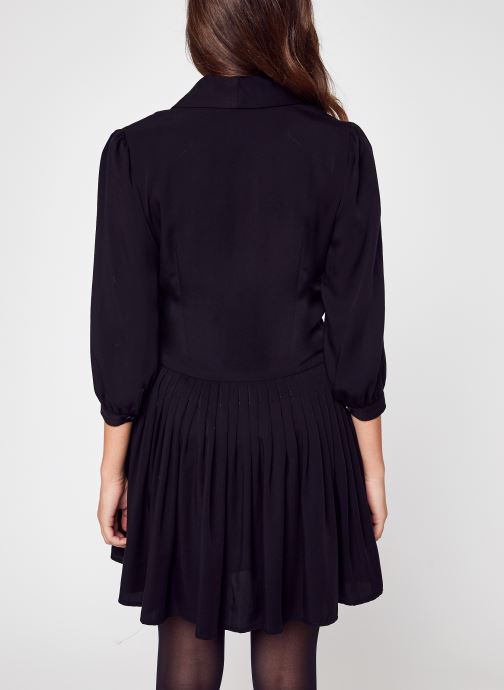 Blazer Button Dress in Black