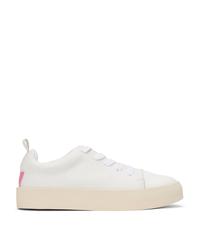 Marci Vegan Sneaker In White-Pink