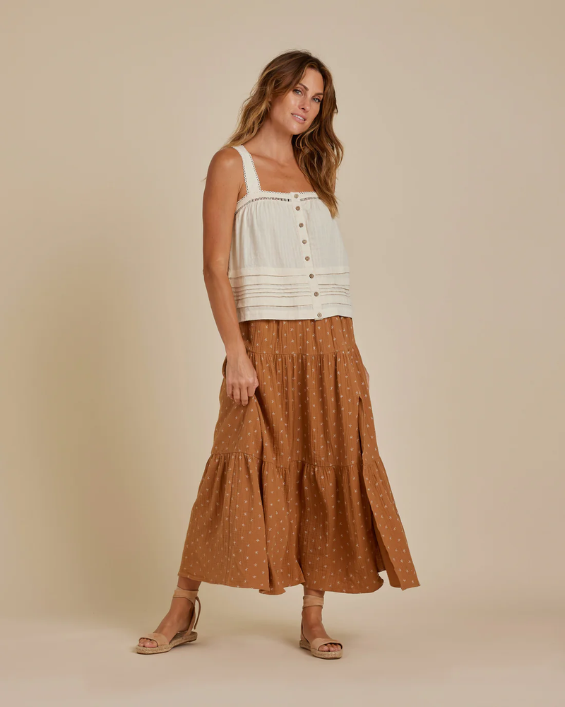 Tiered midi Skirt | stars ( Women's)